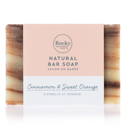 Rocky Mountain Soap Cinnamon and Sweet Orange Soap Bar 100 grams