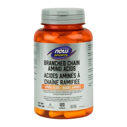 Now Branch Chain Amino Acids 120 Capsules