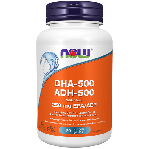 NOW DHA 500 90 Capsules