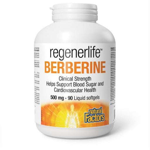 Regenerlife Berberine 500mg 90 capsules. For Blood Sugar and Heart Health