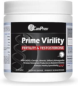 CanPrev Prime Virility Fertility & Testosterone for Men 150 grams. For Mens Fertility