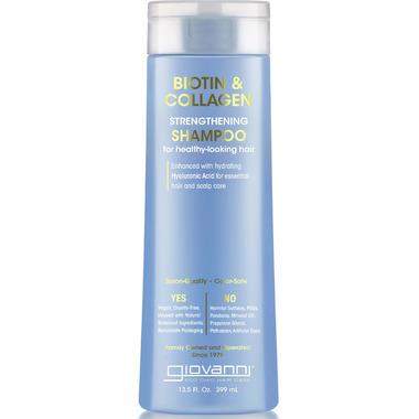 Giovanni Biotin & Collagen Strengthening Shampoo 399ml. For Stronger, Thicker Hair