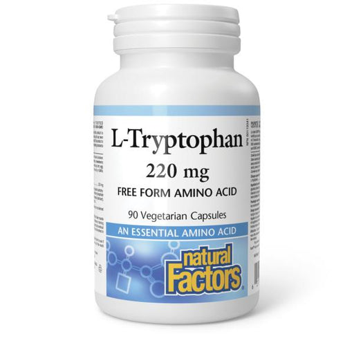 Natural Factors L-Tryptophan 220 mg 90 veggie capsules