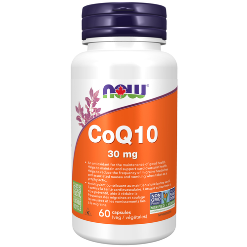 NOW CoQ10 30mg 60 capsules