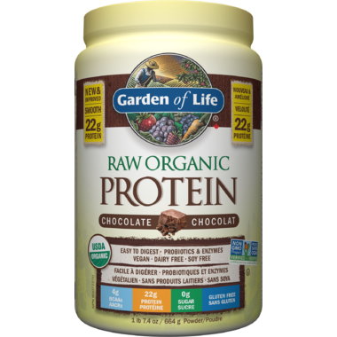 Garden of Life Raw Organic Protein Chocolate 624 gram
