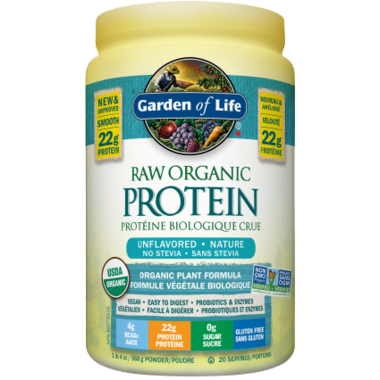 Garden of Life Raw Organic Protein Unflavoured 624 grams