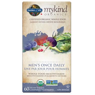 Garden of Life Mykind Mens Once Daily MultiVitamin 60 vegan tablets