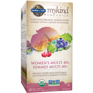 Garden of Life mykind Womens Multi 40+ 60 vegan tablets