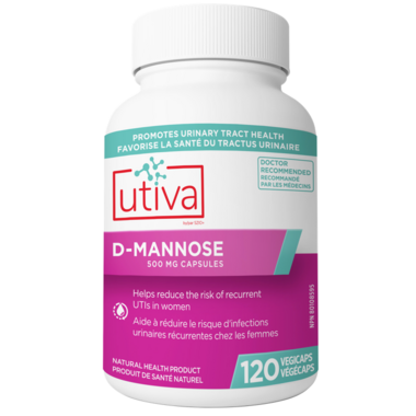 Utiva D-Mannose Attack 120 veggie capsules