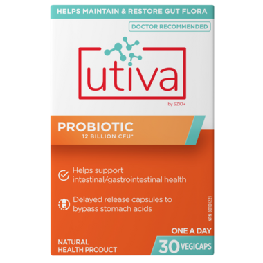 Utiva Probiotic Power 12 Billion CFU 30 veggie capsules