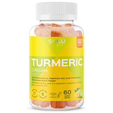SUKU Vitamins Turmeric 60 Gummies