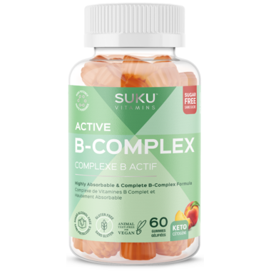 SUKU Vitamins Active B-Complex 60 Gummies