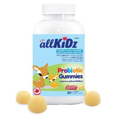 Allkidz Probiotic Gummy 80 Gummies. For Children 4 and older