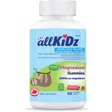 Allkidz Magnesium 80 Gummies. For Children 4 and older