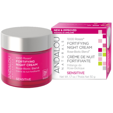 Andalou Naturals Roses Night Cream 50 ml. For sensitive skin