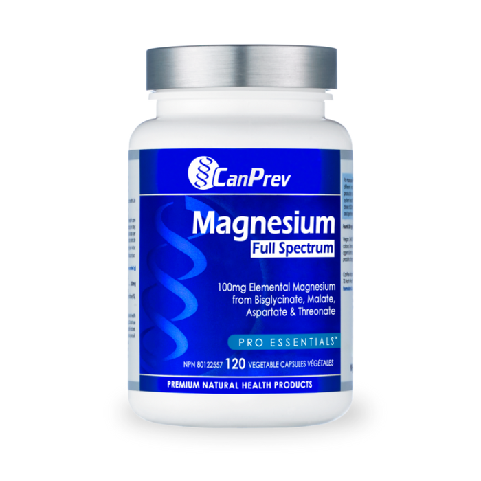 CanPrev Magnesium Full Spectrum 120 veggie capsules