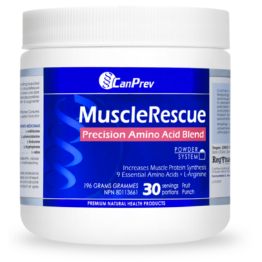 CanPrev Muscle Rescue Fruit Punch 196 grams. 30 Servings