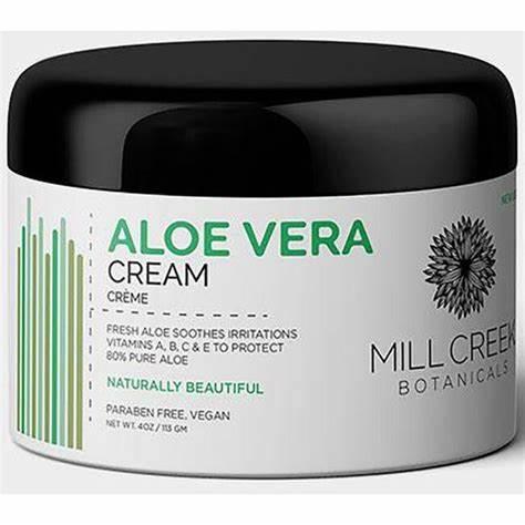 Mill Creek Aloe Vera Cream 80% 113grams