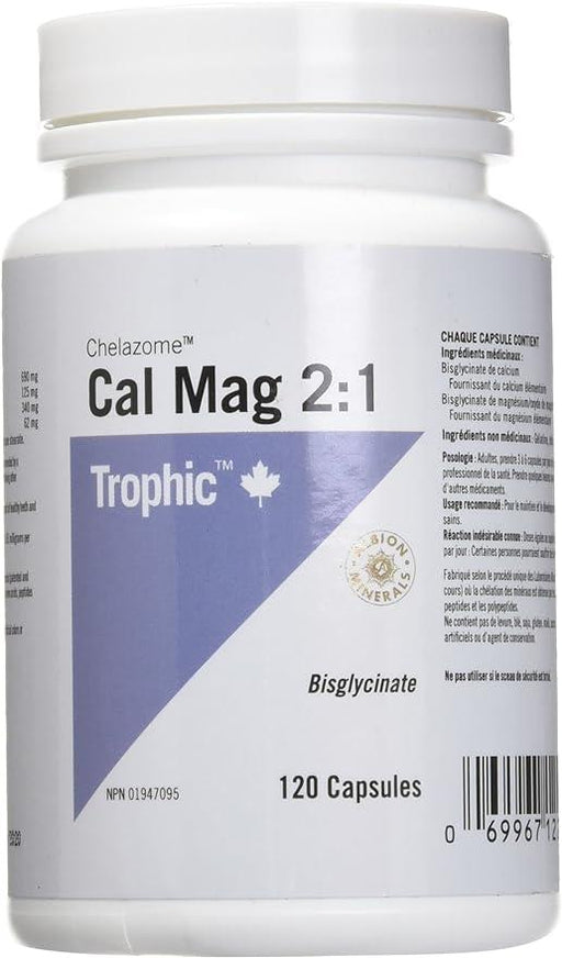 Trophic Cal Mag 2:1 Chelazone 120capsules