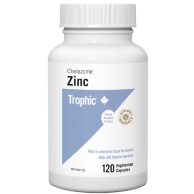 Trophic Zinc Chelazone 30mg 120 veggie capsules