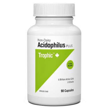 Trophic Acidophilus Plus Non Dairy 6 Billion 90 capsules