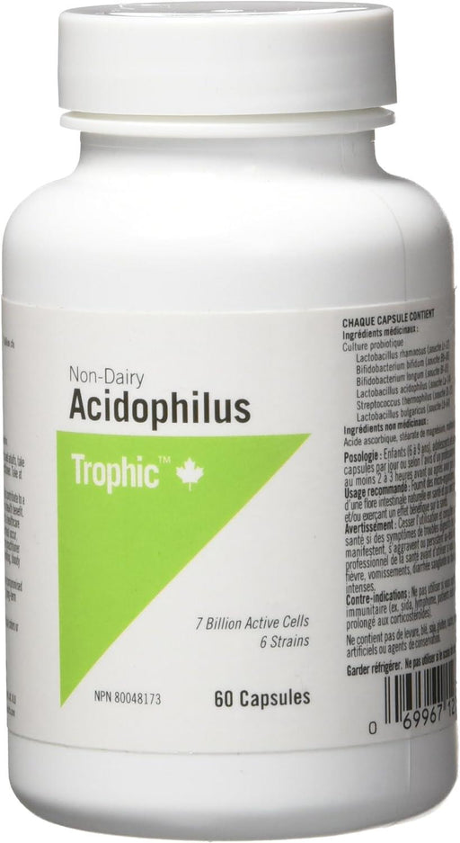 Trophic Acidophilus Non Dairy 7 Billion 60 capsules
