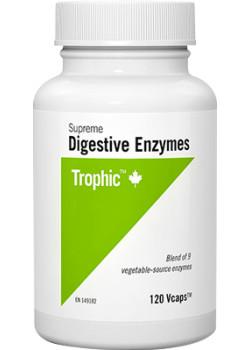 Trophic Digest Enzymes Supreme 120 veggie capsules