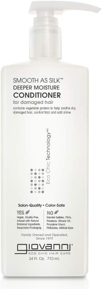 Giovanni Smooth As Silk Deep Moisture Conditioner 710ml. For Damaged Hair