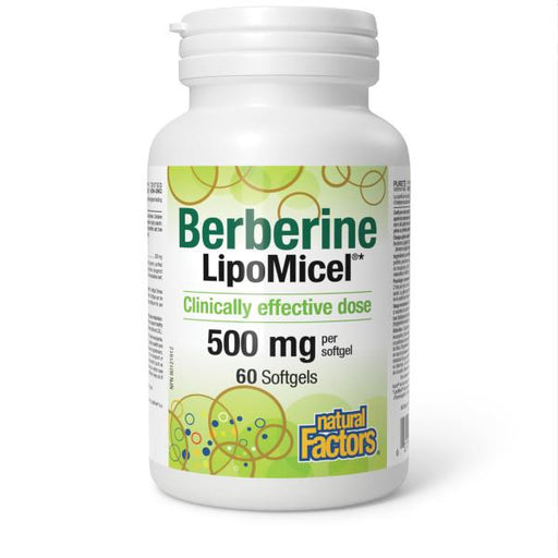 Natural Factors Berberine Lipomicel 60 softgels