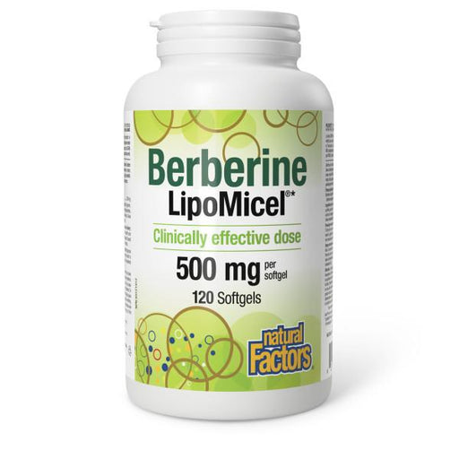 Natural Factors Berberine Lipomicel 120 softgels