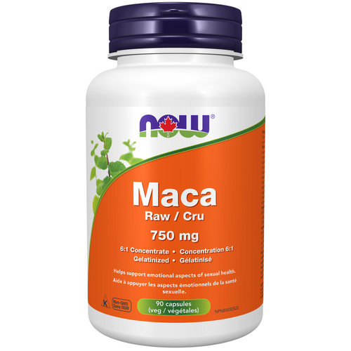 Now Maca Extract 750mg 90 Vegetable Capsules