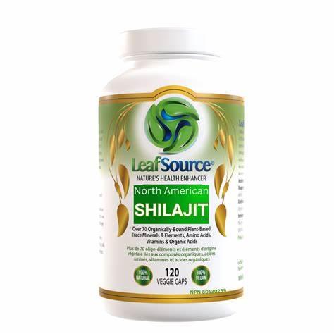 LeafSource Shilajit with Humic Fulvic Acid 120 veggie capsules