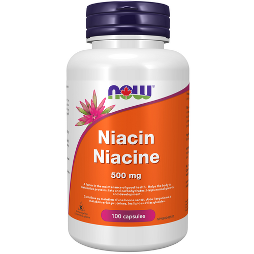 NOW Niacin 500mg 100 capsules