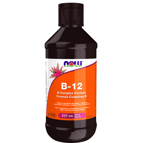 NOW Vitamin B-12 Complex Liquid 237 ml