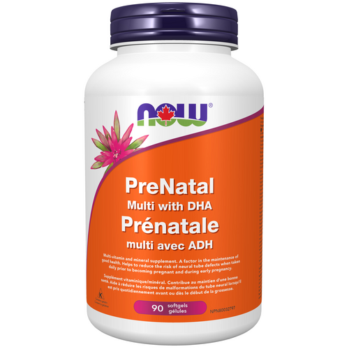 NOW Prenatal with DHA 90 softgels