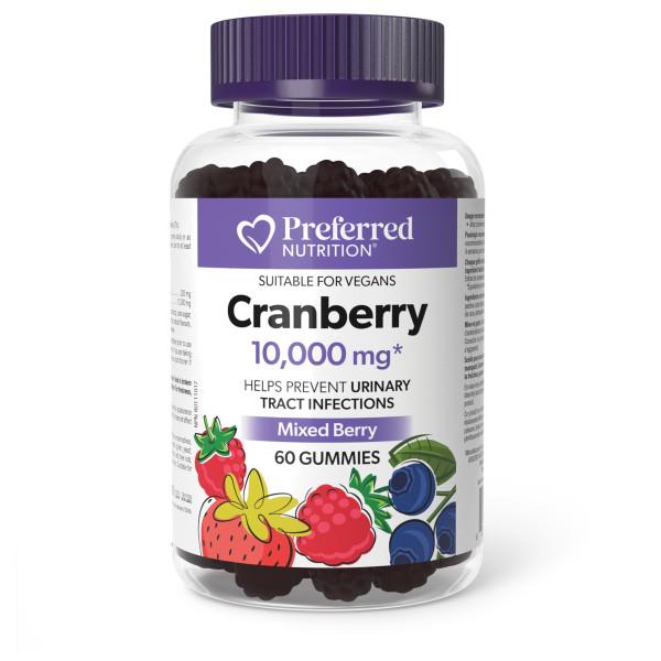 Preferred Nutrition Cranberry Gummies 60 gummies