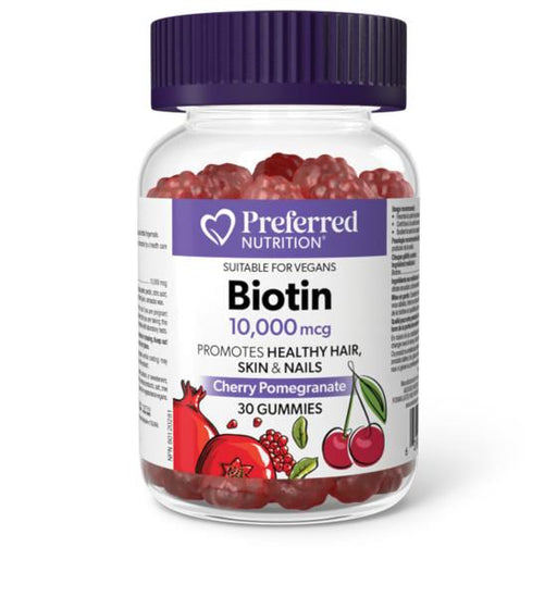 Preferred Nutrition Biotin 10,000mcg Gummy 30 gummies