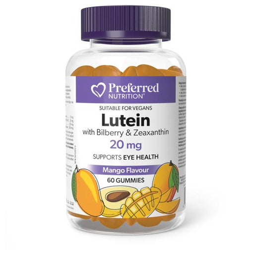 Preferred Nutrition Lutein with Bilberry and Zeaxanthin Gummies 60 gummies