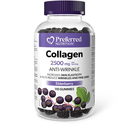 Preferred Nutrition Collagen 2500mg Gummies 110 gummies