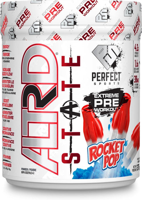 Perfect Sports ALTRD STATE Preworkout Rocket Pop 378g. 40 Servings