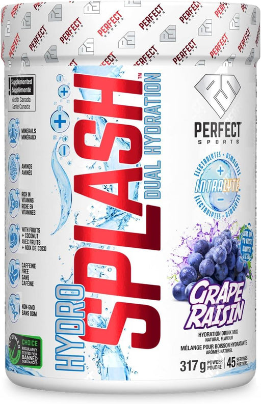 Perfect Sports Hydro Splash Grape 360g 45 Servings