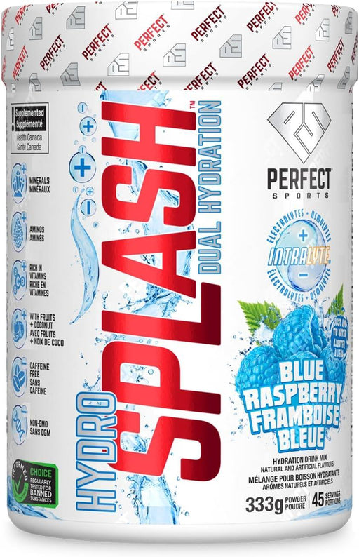 Perfect Sports Hydro Splash Blue Raspberry 360g 45 Servings