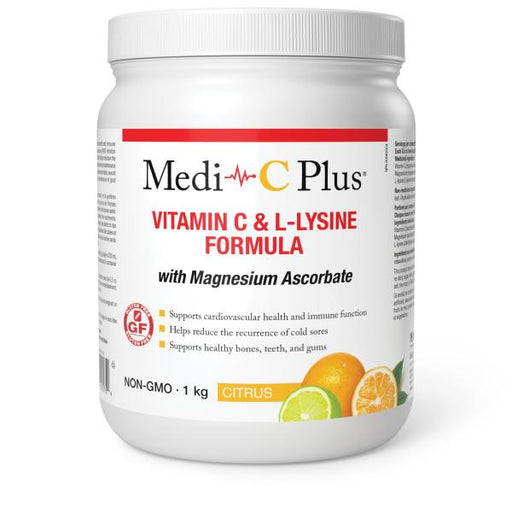 Medi C Plus Powder with <b>Magnesium</b> Citrus 1 kg.<br>For Heart Health, Bone Health and Collagen</br>