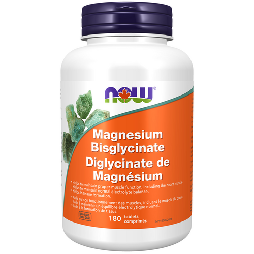 NOW Magnesium Bisglycinate 100mg 180 tablets