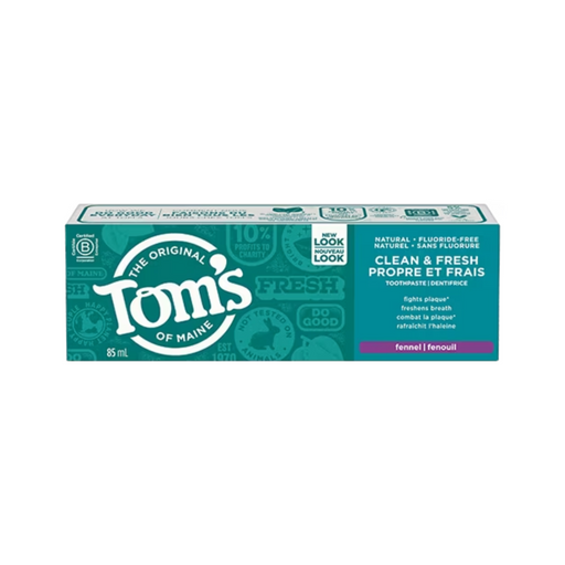 Tom's of Maine Toothpaste Fennel 85ml. Fluoride Free