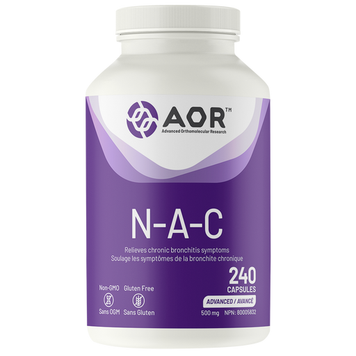 AOR NAC 500mg 240 capsules