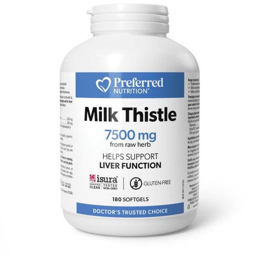 Preferred Nutrition Milk Thistle 180 softgels