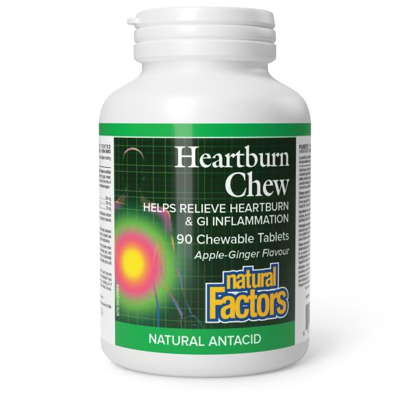 Natural Factors Heartburn Chew 90 chewable tablets