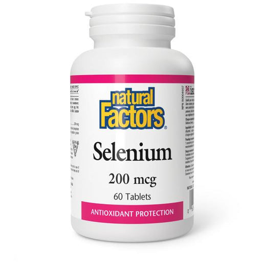 Natural Factors Selenium 200 mcg 60 tablets