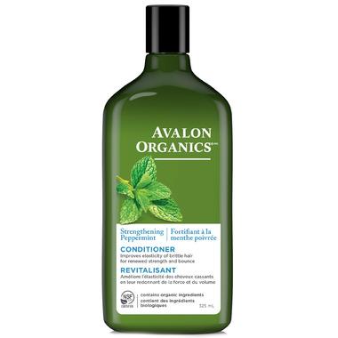 Avalon Organics Peppermint Strenghtening Conditioner 325ml. For Weak, Brittle Hair